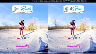 VR 3D Foot Girl Trailer Shoeplay, Crushing, Nylons, High Heels, Sneaker virtual reality PSVR