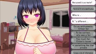 Dosukebe Chat Lady Chisato-chan [v1.7] [happypink] Anal sex with a fan for likes