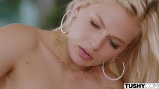 Golden young blonde Sloan Harper needs his dick in the ass