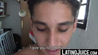 LatinoJuice.com - Long haired employee Cain bred hard after jerking his long dick