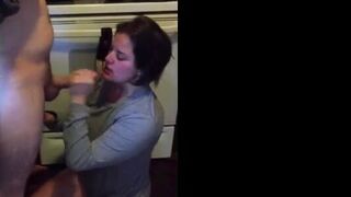 Brunette MILF Amateur Gets Kitchen Doggy-Style Orgasm