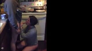 Brunette MILF Amateur Gets Kitchen Doggy-Style Orgasm