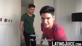 LatinoJuice.com - I undressed my boyfriend Tommy so I can slide his fat cock between