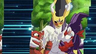 renamon big boobs and ass