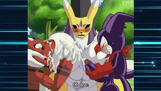 renamon big boobs and ass