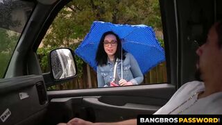 BangbrosPassword.com - Scarlett gets her pussy banged in the city bus by a stranger