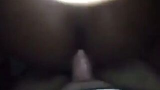 Black Bitch Takes Bareback Fuck from White Stud