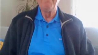 68-Year-Old German Daddy Strips and Cums for You