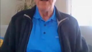 68-Year-Old German Daddy Strips and Cums for You