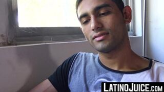 LatinoJuice.com - I covered erotic Joels beautiful face with my sticky load of hot cu