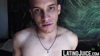 LatinoJuice.com - Innocent stud Jota exposes his uncut dick and masturbates in front