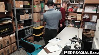 Perps4Sale.com - Slender twink thief seduces Hunk muscle guard for freedom