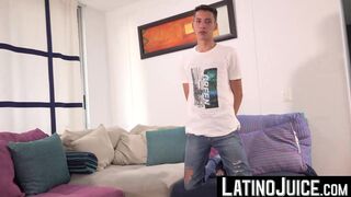 LatinoJuice.com - Shy twink Benjamin Porter pounded Antu Burghos tight ass