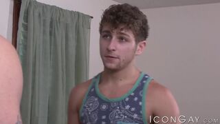 Hot bad guy Roman Todd and horny hung teen Calvin Banks fuck and suck each other