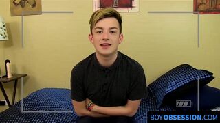 BoyObsession.com - Silas Gray's magic tricks with his eager cock springing to life fa