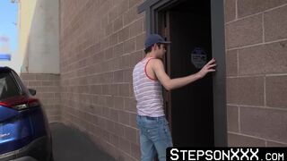 StepsonXXX.com - Meaty Lawson James gropes my huge dick while I ride his thick dick