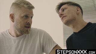 StepsonXXX.com - I erupted my cum on my slender body after my stepdad Marco Napoli pl