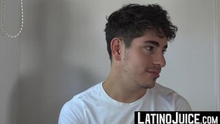 LatinoJuice.com - Latino stud Emanuel and Roco finishes their fucking session with lo