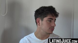 LatinoJuice.com - Latino stud Emanuel and Roco finishes their fucking session with lo