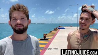 LatinoJuice.com - Cute amateur gay Ken and Rob Silva gobble each others thirsty cocks