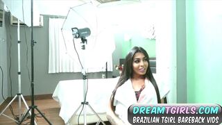 Sexy Brazilian Nurse Tgirl Gaby Barebacks