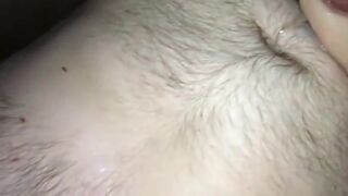 Fat Amateur Bear Rides a Big Cock in his Undies