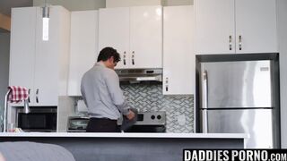 DaddiesPorno.com - Stepdaddy helped me prepare for my interview with a hot fuck