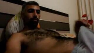 Hairy Horny Daddy Strokes His Big Cock