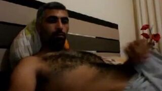 Hairy Horny Daddy Strokes His Big Cock