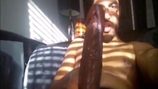 Big-Cock Daddy Masturbating Solo