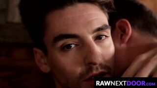 RawNextDoor.com - Quentin Gainz enjoys threesome banging with JJ Knight and Johnny To