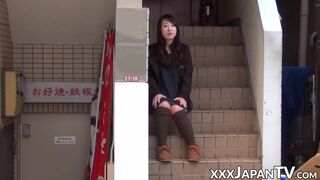 Japanese ladies flashing panties all around town