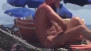 Big-Cock Daddy Bear at the Beach