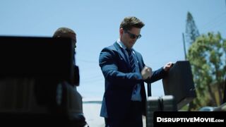 DisruptiveMovie.com - Devin Franco's enormous cock deepthroated by hungry Adrian Hart