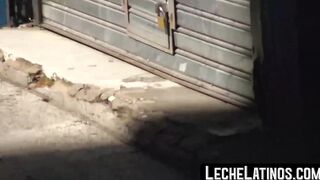 LecheLatinos.com - Wild pickup sex leads to a barebacked Latino's intense fuck and fa