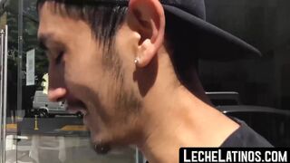 LecheLatinos.com - Wild pickup sex leads to a barebacked Latino's intense fuck and fa