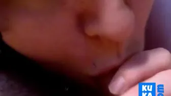 Close-Up Amateur Blowjob With A Big Cock