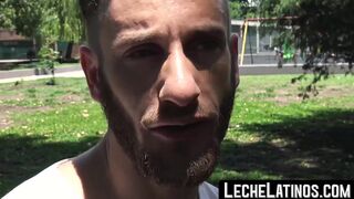 LecheLatinos.com - Bearded Latino's POV raw fuck session with a horny top