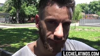 LecheLatinos.com - Bearded Latino's POV raw fuck session with a horny top