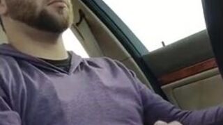 Big-Cock Hunks Play in the Car