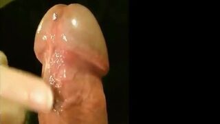 Precum Frenulum Orgasm Massage for Amateur Man