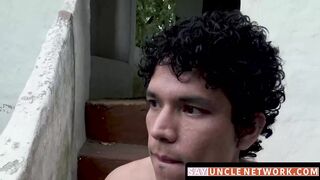 SayUncleNetwork.com - Cute straight latino takes monster dick for cash and analsex fu