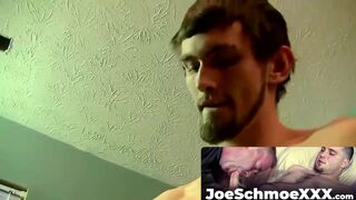 JoeSchmoeXXX.com - Karma jerks off his cock till it explodes in a massive cum load