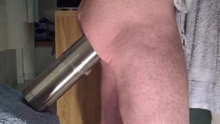 Hard Anal Workout with a Big Dildo - Gay Amateur Video