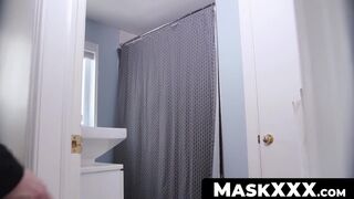 MaskXXX.com - Freaky dude's blowjob to his new muscular roommate