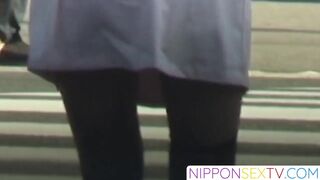 NipponSexTV.com - Japanese teens in costume secretly recorded by fetish spy cam