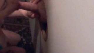 Glory Hole Surprise: Amateur Facial and Premature Cum