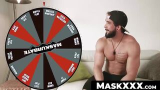 MaskXXX.com - Hot stud's freaky sex games with his friend in a wild scene