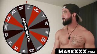 MaskXXX.com - Hot stud's freaky sex games with his friend in a wild scene