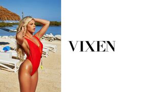 Vixen - Glamorous beachside bang with horny Allie Nicole